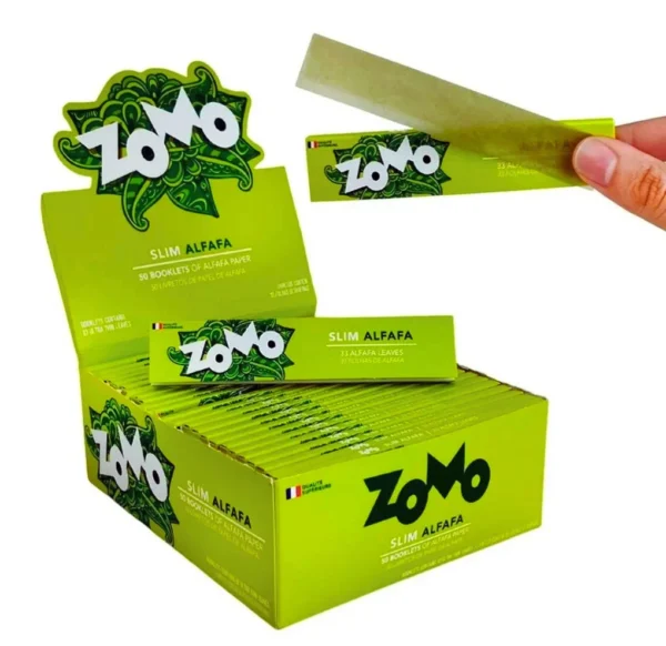 zomo seda de alfafa slin caixa com 50 booklets